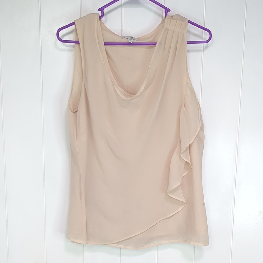 ❤️5/$25 GAP Cream Sleeveless Blouse